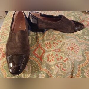 Beautifeel 39 8 1/2 8.5 brown leather low heels flats shoes